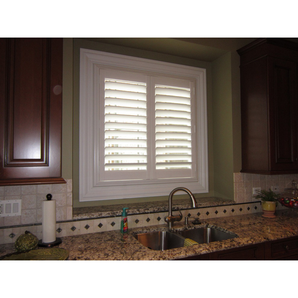 Wholesale unique stylish customized wood plantation shutters from China