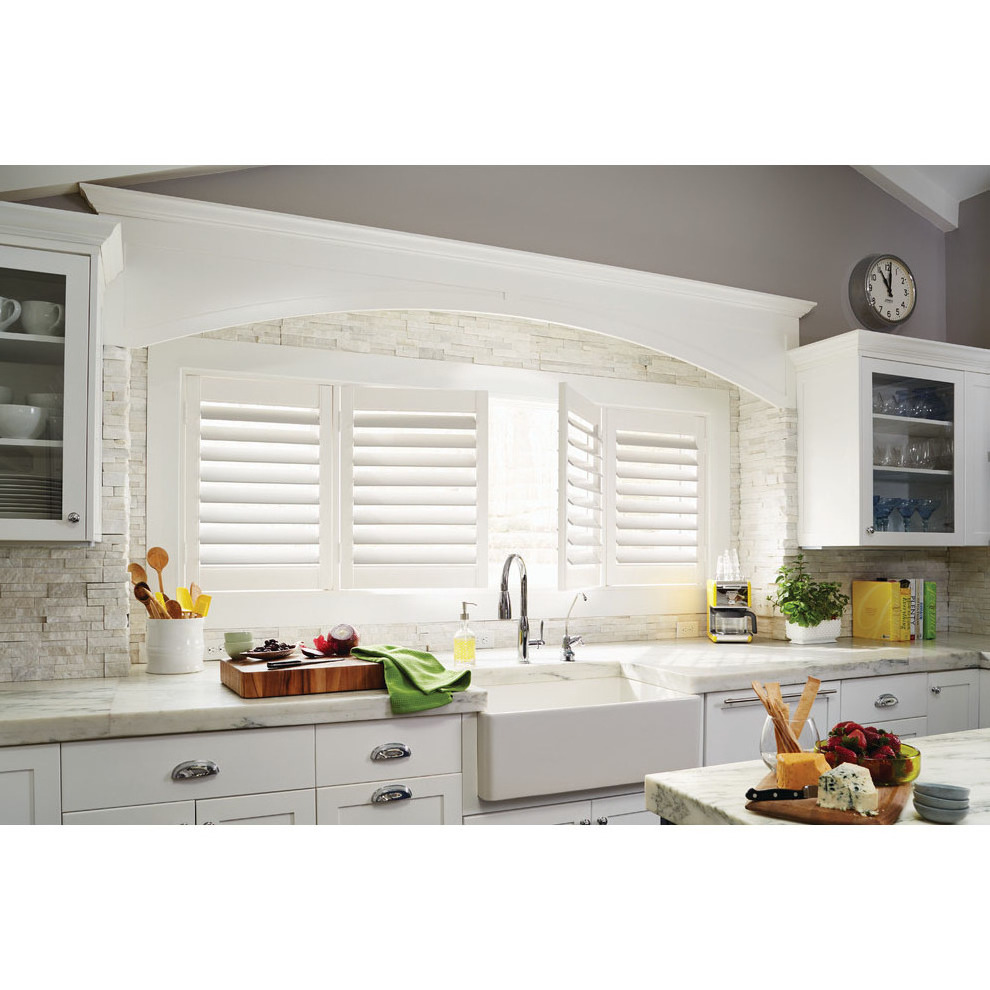 German Interior Decor Sun Adjustable Basswood Window Plantation Shutter