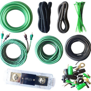 copper complete amplifier wiring kit.0/4/8 Gauge copper wring kit