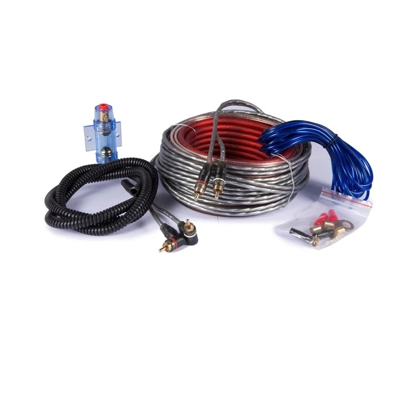 Copper 8 Gauge Complete Installation Amplifier Wire kit