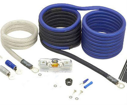 Oxygen free Copper 8 Gauge Complete Installation 8 GA Pro Amplifier Wire kit