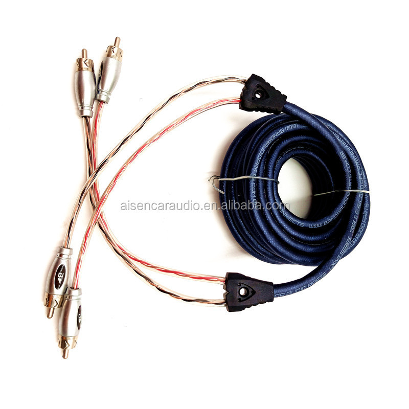 Car Audio cable  RCA 2 Channel Cable connectors