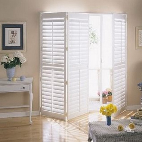 Wholesale Window  interior Decorative Folding  PVC plantation shutters  direct from china