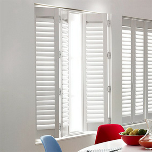 Wholesale Window  interior Decorative Folding  PVC plantation shutters  direct from china