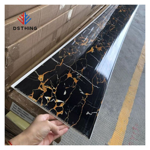 Dsthing Black Pvc Panel Insulation Suspended Ceiling Tiles For Home Decoration