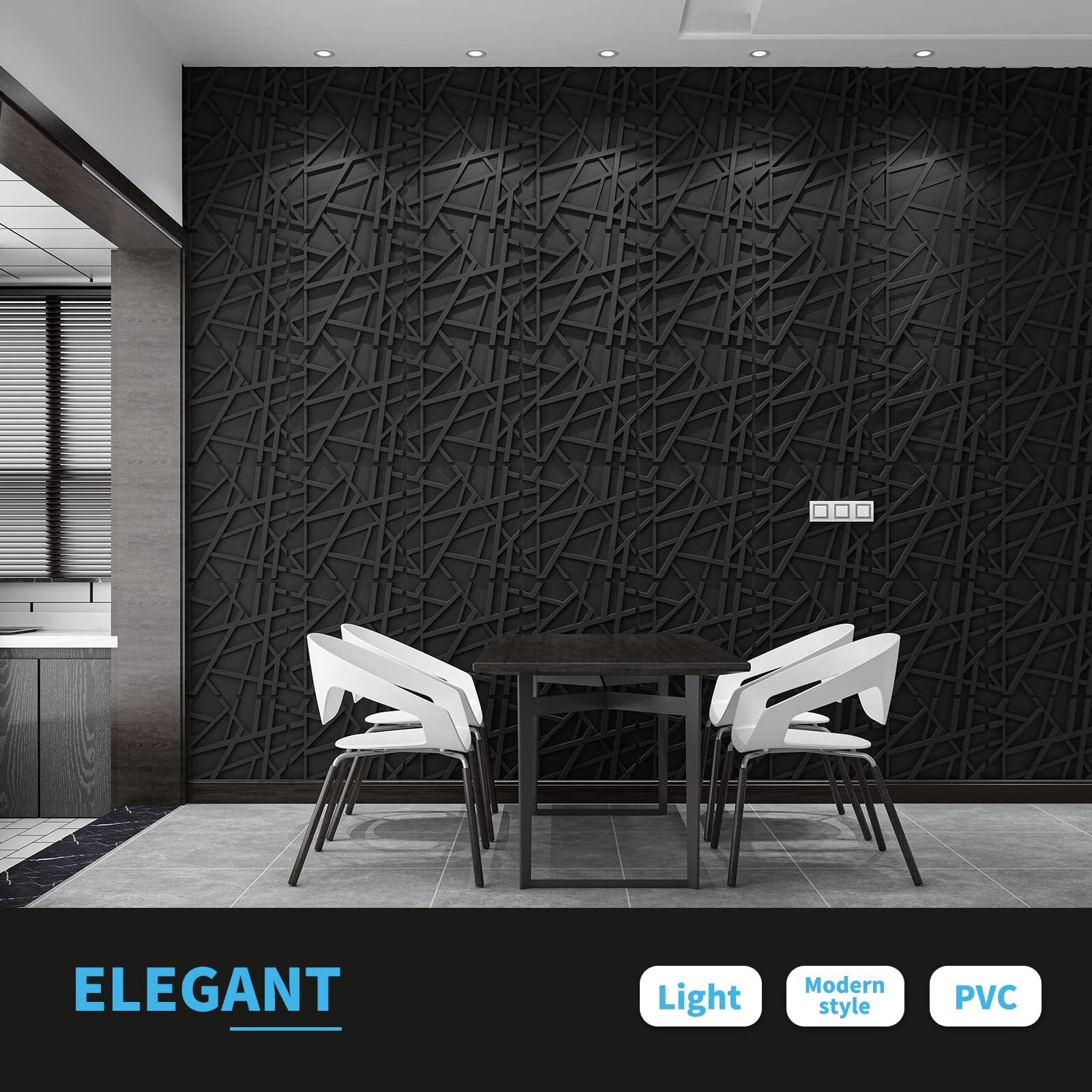 Aisen Dsthing factory durable waterproof 3d textured peel and stick decorative wall panel