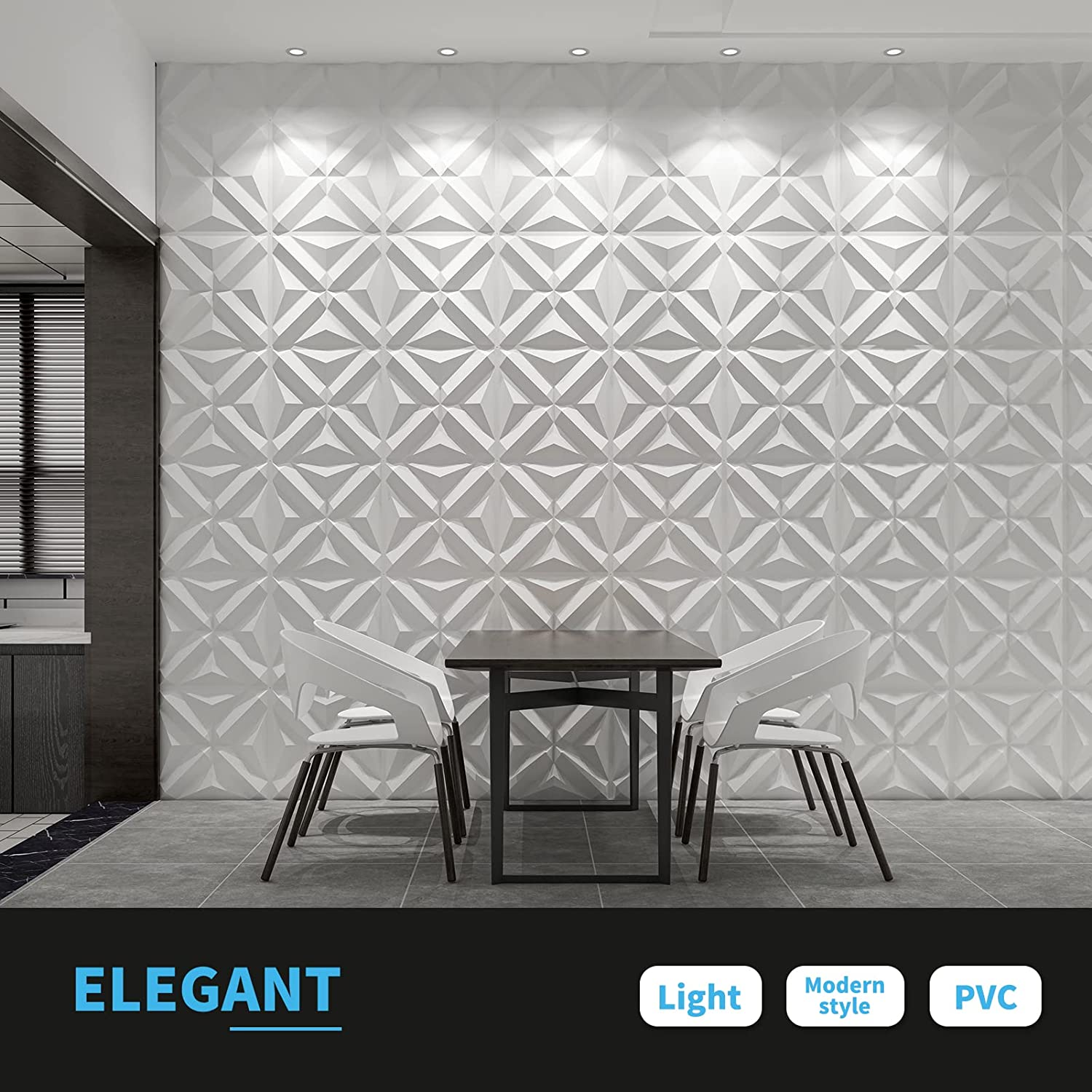 Manufacturer 3D Wall Panel decorative PVC 3D Wall Panels removable 3d plastic wall panel