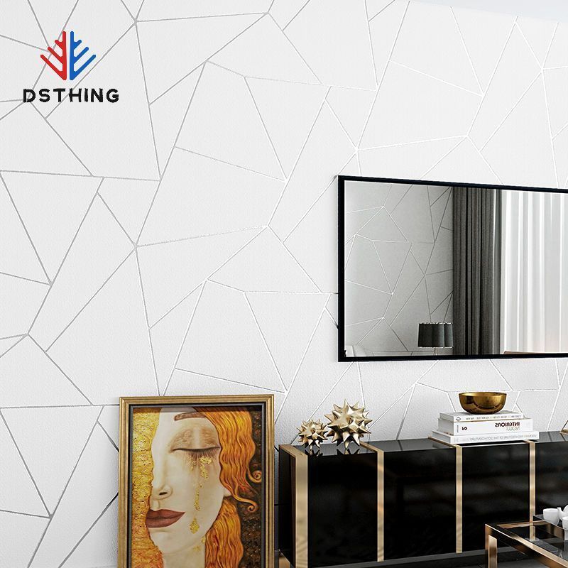 Living Room Wallpaper Factory Supplier 3D Non-woven Wall Paper Interior Wall Decorations for Home Luxury