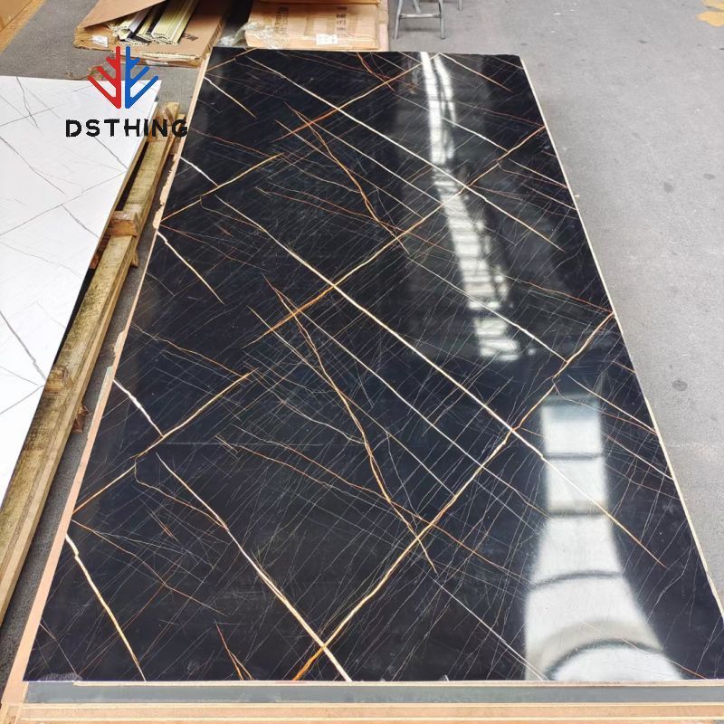 AISEN DECOR Marble Design Decorative Plastic Uv Board For Home Decoration