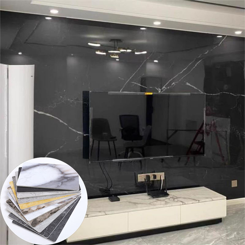 DSTHING 4x8 Uv Marble Sheet Pvc Marble Sheet Uv Board For Decoration ...