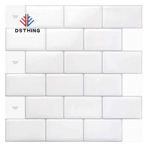 Dsthing Interior Self Adhesive Wallpaper 3D Wall Tiles Peel and Stick