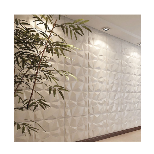 AISEN DECOR Modern Design Home Interior Decorative Pvc 3d Diamond Wall Panel