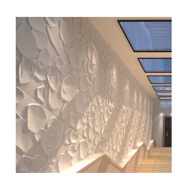 AISEN DECOR  China Wholesale Eco-friendly Pvc Wallpaper Easy To Install Gold Diamond Design Pvc Interior Wall Panel 3d Board