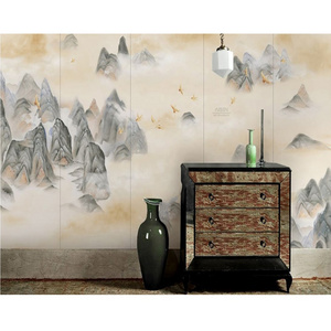 Home decor Upholstery fabric wallpaper mural wall panel