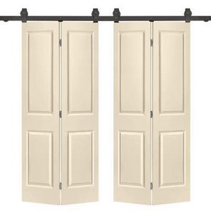 AisDecor Bifold Barn Door Hardware  Wholesale Apartment House Bi Folding Barn Door for indoor