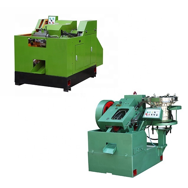 dywall screw making machine/cold header and thread rolling machine/drywall screw making line