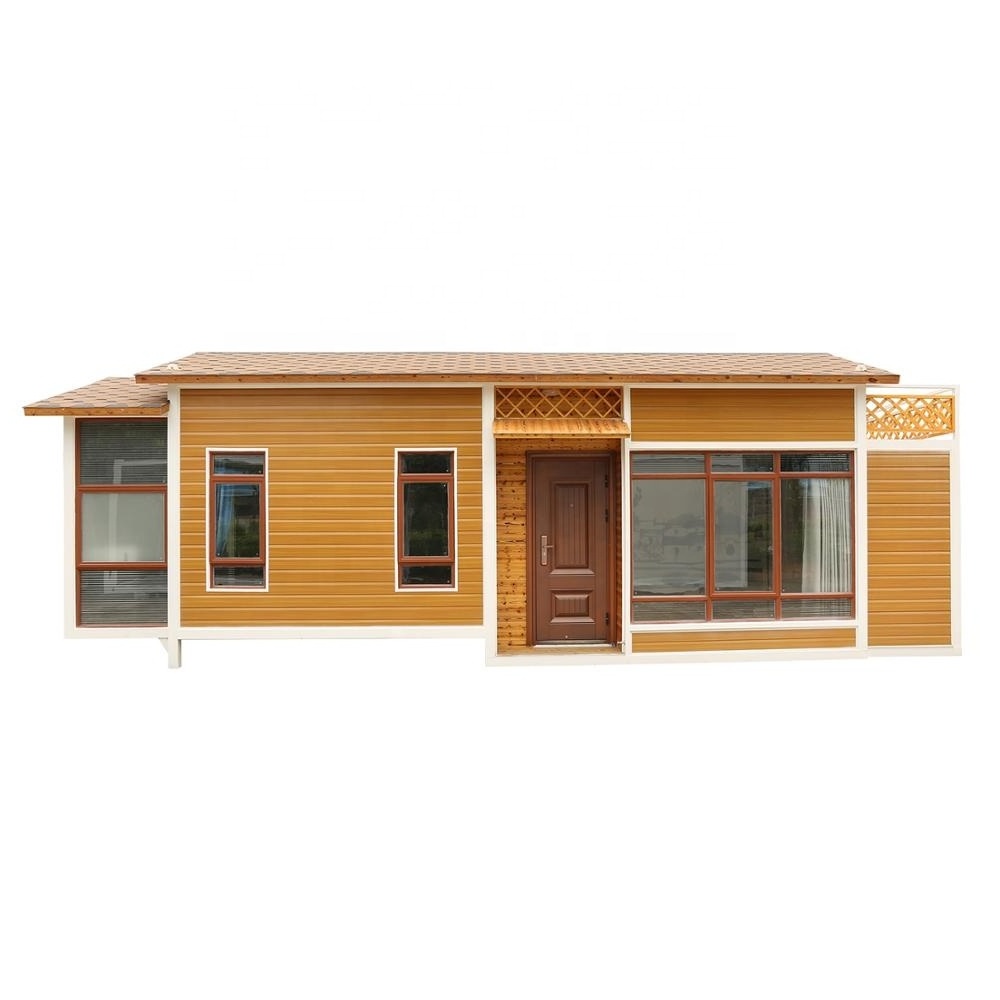 Hot selling one bedroom  civil house small portable wooden Houses/Economical beach hut prefabricated small portable house