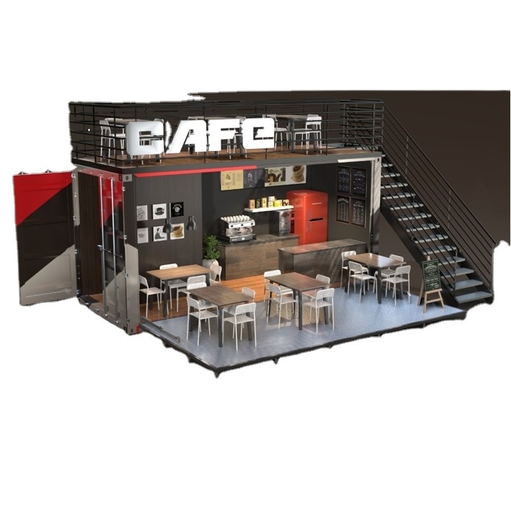 GUIZU 100% Brand new 20ft shipping container coffee shop with CSC