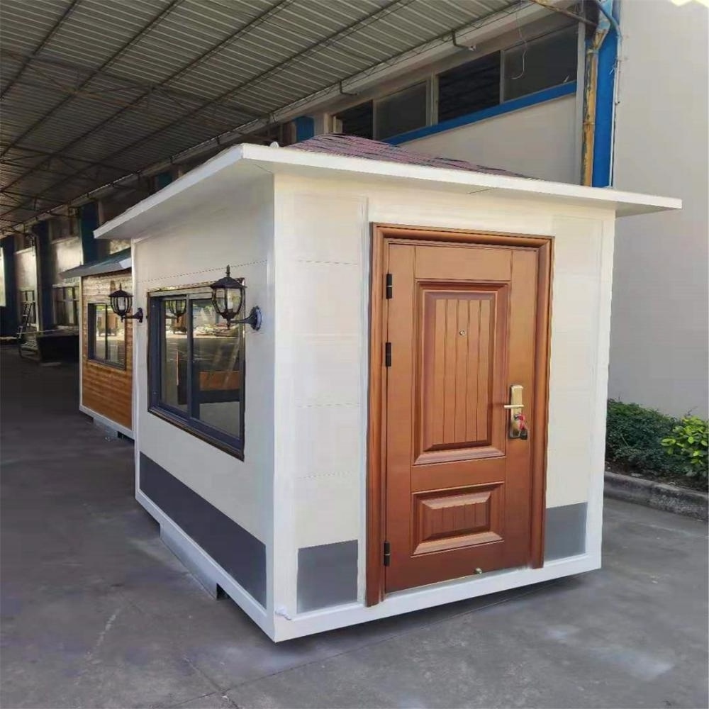 Waterproof Movable Prefabricated Guard House Insulation Prefab container house With Small Size