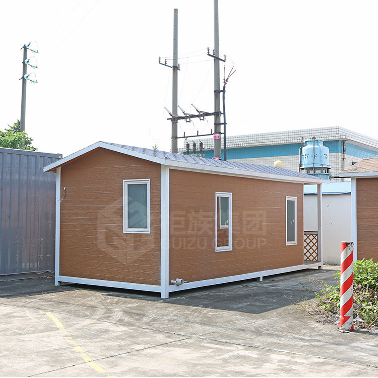 Hot selling one bedroom  civil house small portable wooden Houses/Economical beach hut prefabricated small portable house