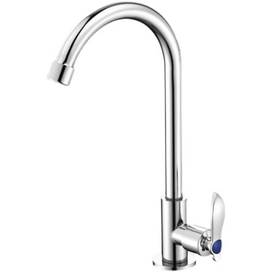 Factory supplier bathroom ball rotating sink faucet single handle cold water wash basin faucet