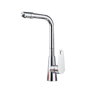 hot and cold nickel 360 degree swivel spout kitchen sink faucets brass kitchen water tap faucet