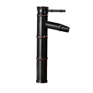 Bamboo Shaped  Bathroom Faucets  Bathroom Mixer Antique black Basin Faucet