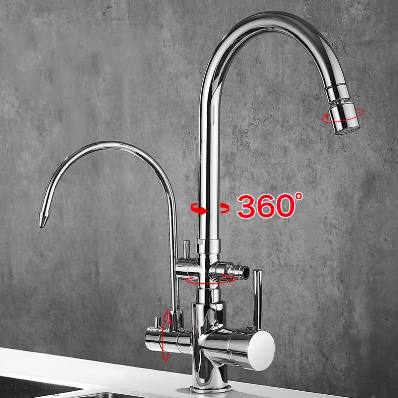 Hot And Cold Water Four-in-one dishwasher Kitchen faucet Wash Basin Pure Water Faucet