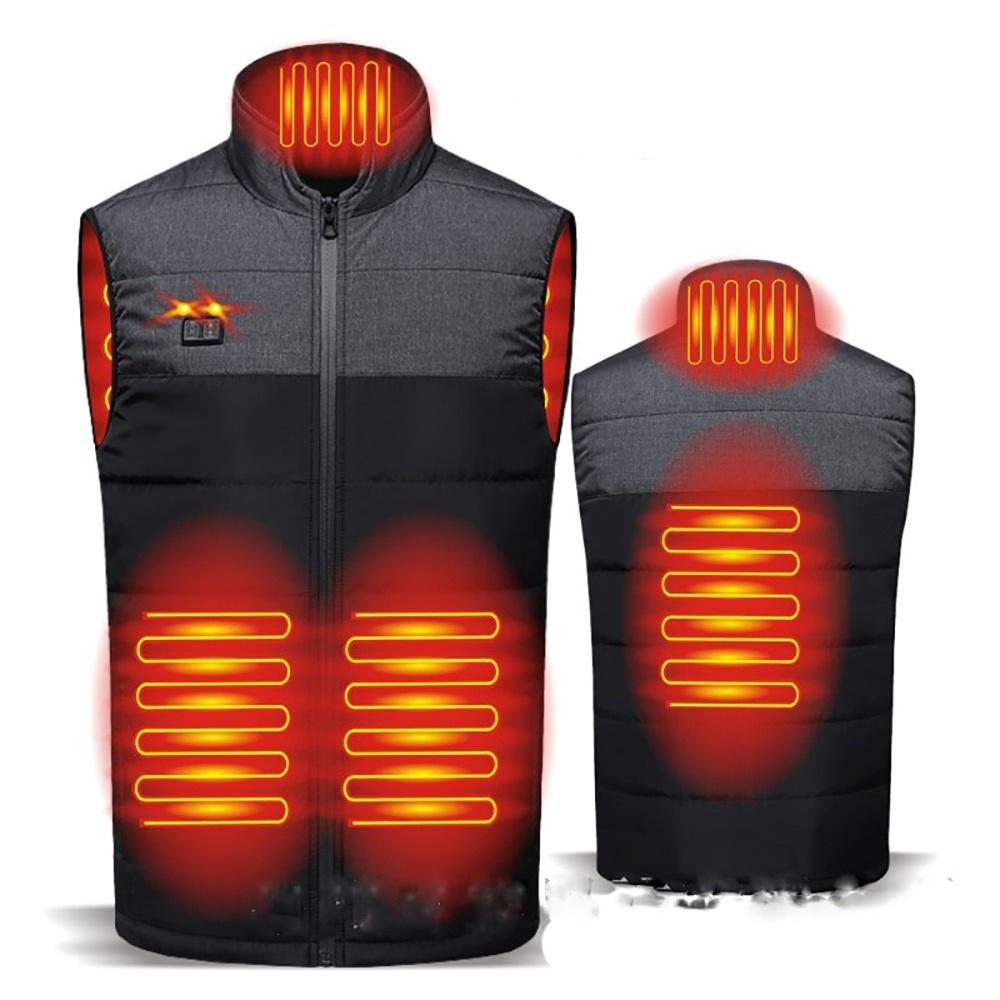 Winter Cold Season Hunting Unisex Men Usb Rechargeable Electric 4-21 Zone Heating Warming Thermal Jacket Heated Vest For Women