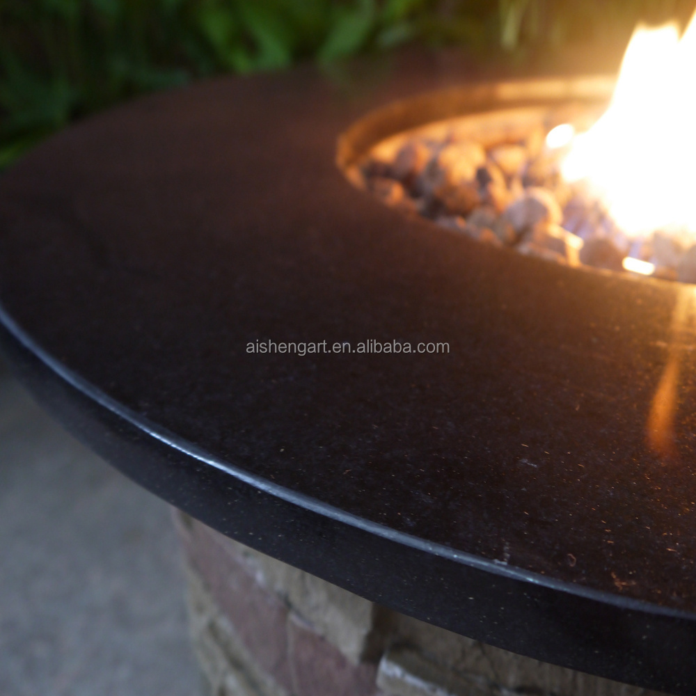 Crawford Outdoor Round Liquid Propane Fire Pit