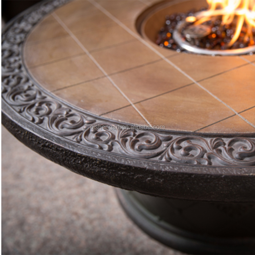 Outdoor Gas Fire Pit Table Fire Bowl