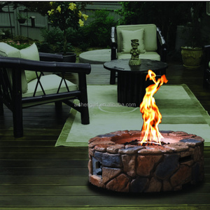 Stone Design Fire Pit Outdoor Home Patio Gas Fire pit