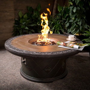 Outdoor Gas Fire Pit Table Fire Bowl