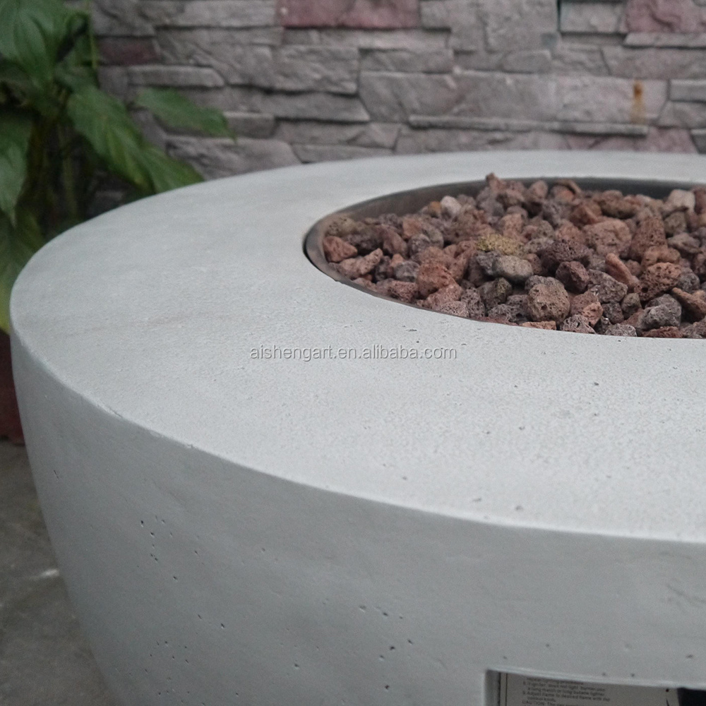 36 Inch Round Patio MGO Gas Fire Table