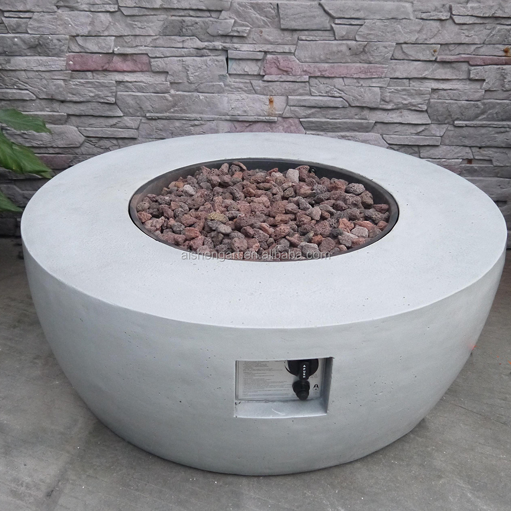 36 Inch Round Patio MGO Gas Fire Table