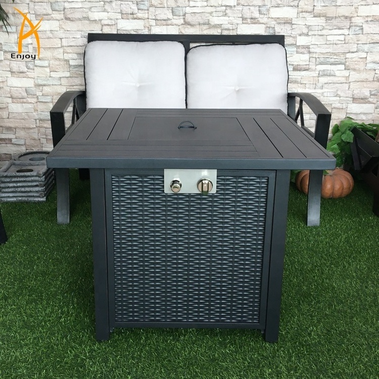 Hot sales 30 inch Outdoor Fire Pit Table  Propane Gas Fire Table Steel Fire Table