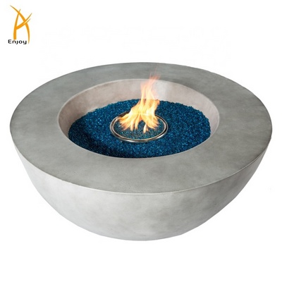 Gas Fire bowl Concrete Fire Pit Outdoor Fire Bowl