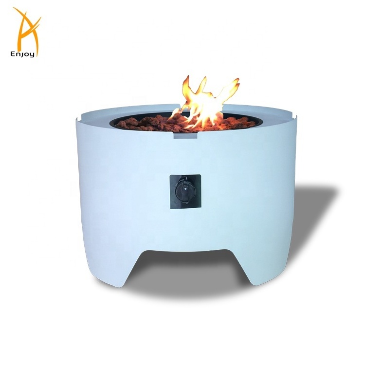 Hot Sale Steel Fire Pit Outdoor Round Gas Fire Pit Metal Propane Fire Pit