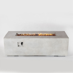 Propane Type Gas Concrete Fire Table Garden Furniture Large Fire Pit