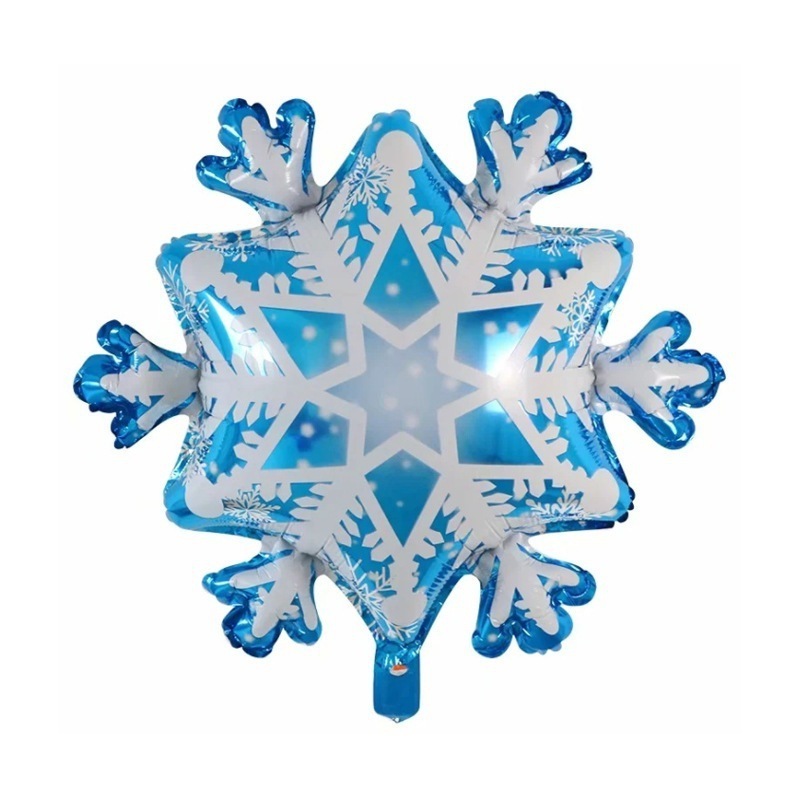 Winter Snowflake Foil Mylar Balloon Party Balloons Christmas New Year Snowflake Kids Birthday Party Wedding Decorations