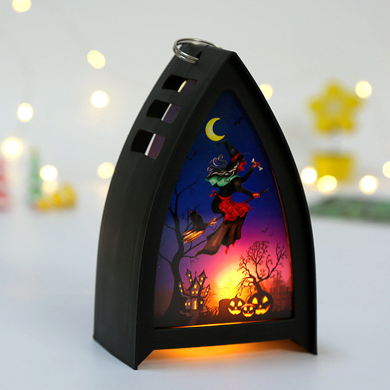 Halloween Wind Lights LED electronic Candle lights Jack-o lantern fun ornaments party decoration supplies props