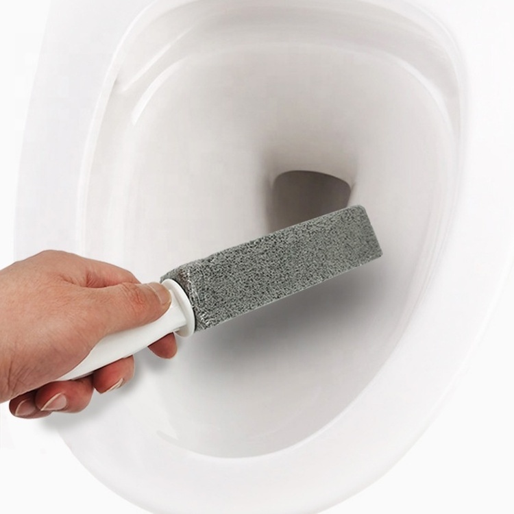 Toilets Cleaner Stone Natural Pumice Stone Toilets Brush Quick Cleaning Stone With Long Handle Bathroom Gadgets