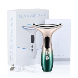 Neck Face EMS Beauty Device LED Photon Therapy Skin Lifting Tighten Reduce Double Chin Anti Wrinkle Remove Skin Care Tools