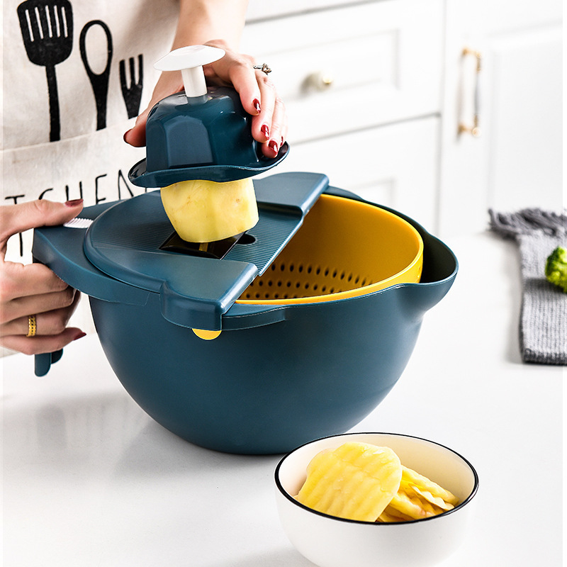 2023 Top Sale Multifunction Vegetable Cutter Manual Carrot Potato Grater Vegetable Slicer Shredder For Kitchen Accessories