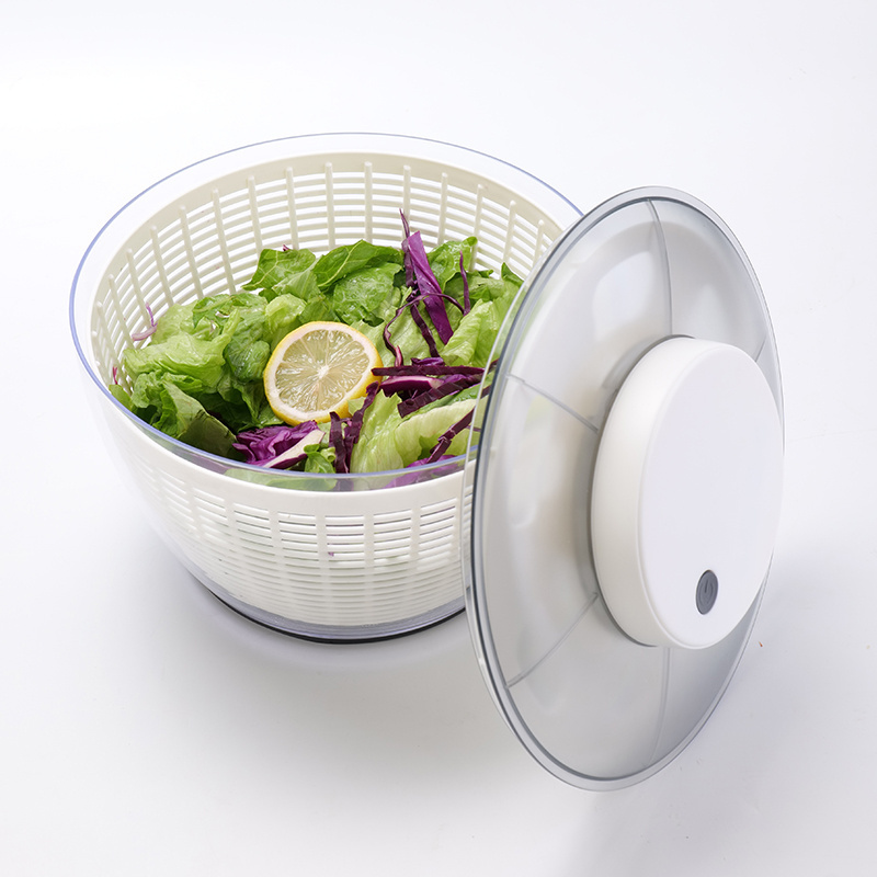 Electric USB Rechargeable Salad Spinner Slicer Fruit Vegetable Washer Veggie Dryer Vegetable Spinner