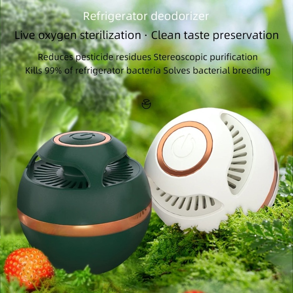 Household Kitchen Tool Keeping Fresh Air Purifier For Car Closet Wardrobe Refrigerator Ozone Deodorizer Strong Odor Eliminator