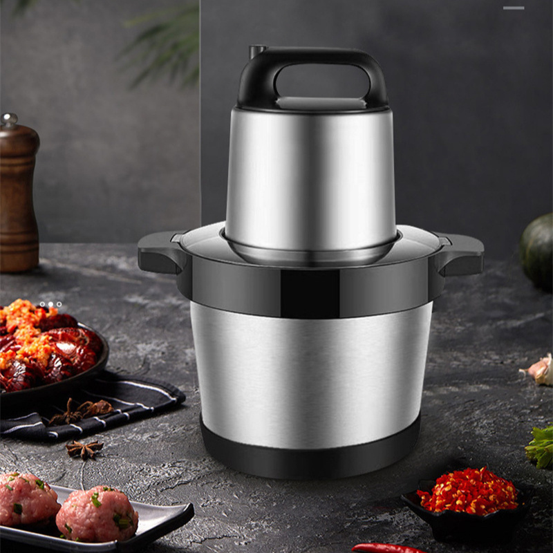 Multifunction Industrial 6L Electric Meat Grinder Chopper Mincer Food Processor Blender Machine