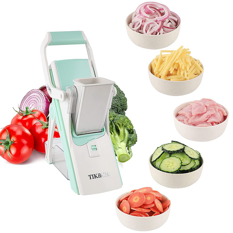 Multifunctional Manual Vegetable Cutter Slicer Portable Adjustable Hand Held Safe Chopper Mandoline Vegetable Cutter