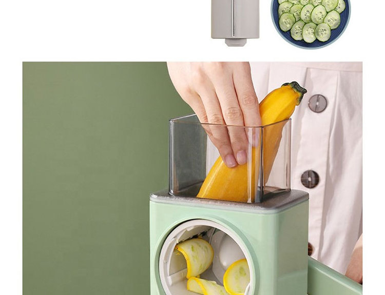 Kitchen Gadgets High Quality Household Slicer 3 in 1 Multifunction Vegetable Chopper Manual Roller Cutter Grater Potato Shredder