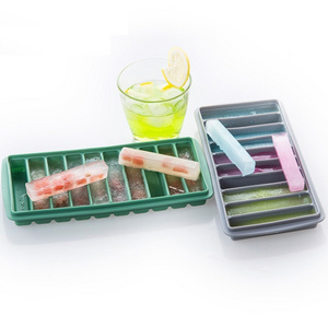 Food Grade Silicone Ice Cube Sticks Molds for Small Mouth Sport Water Bottles Bottled Soda 10 Cubes Ice Tube Making Trays